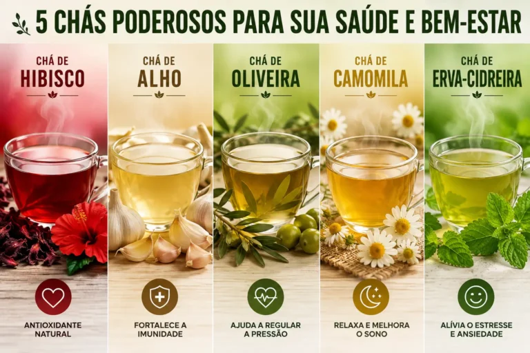 Os Melhores Chás para Equilibrar a Pressão Arterial