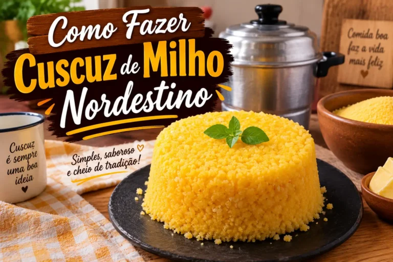 Como fazer Cuscuz de Milho Nordestino
