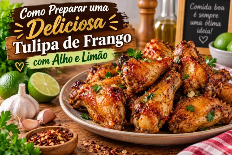 Tulipa de Frango com Alho e Limão