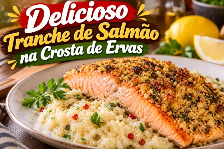 Tranche de Salmão na Crosta de Ervas