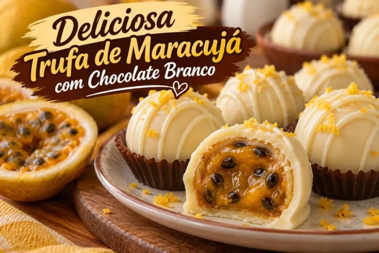 Trufa de Maracujá com Chocolate Branco